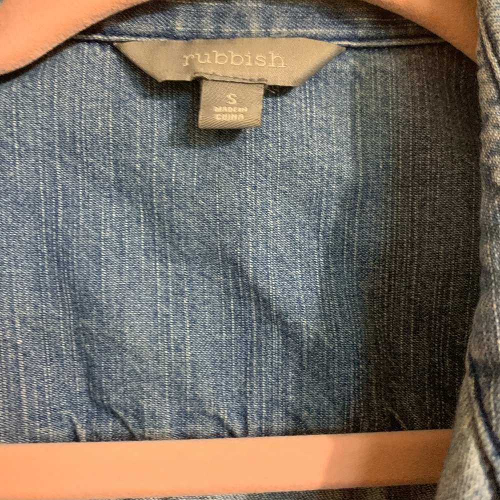 Denim button down - Picture 2 of 2